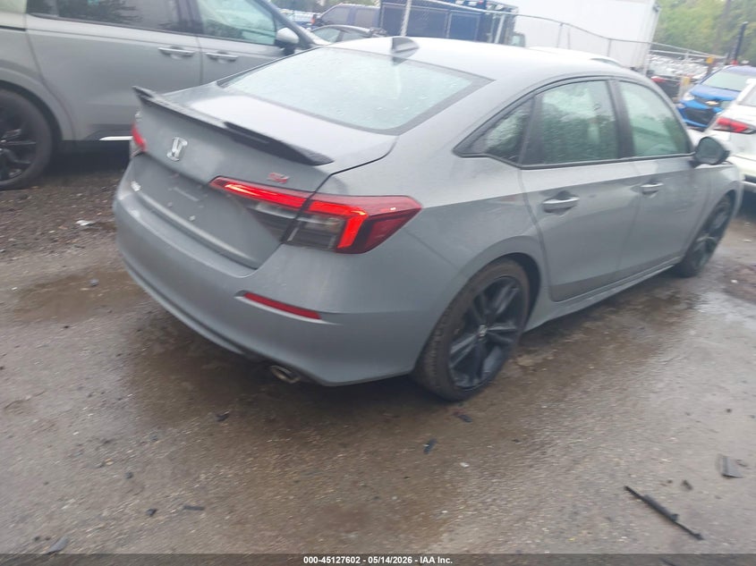 2025 Honda Civic VIN 2HGFE1E51SH475016 IAAI salvage auction — FRONT END, Salvage (Rhode Island), sold $8,100 on 2026-08-22 (photo 4)