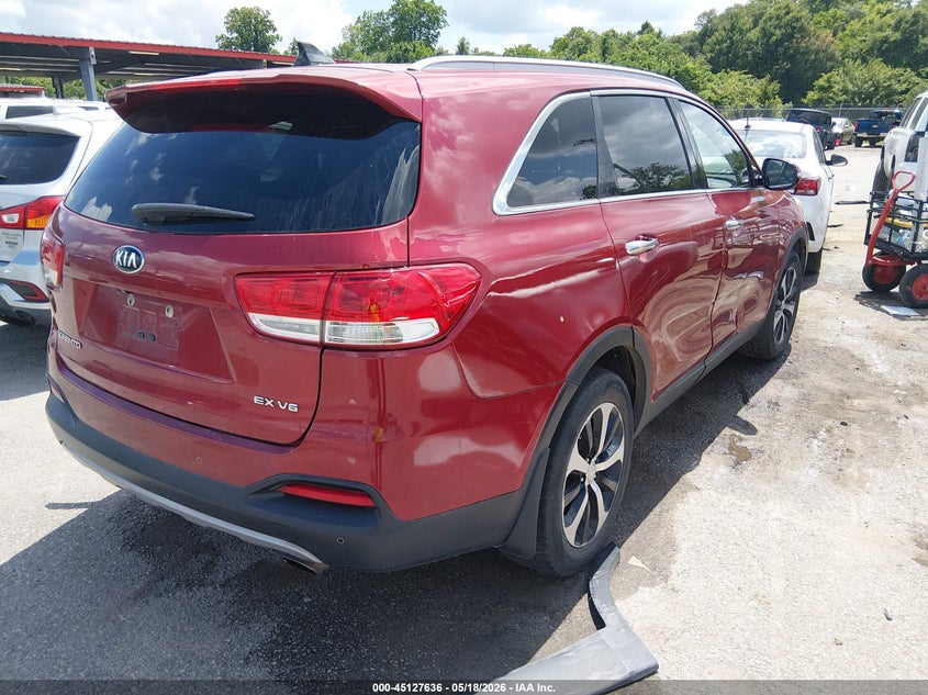 2017 Kia Sorento VIN 5XYPH4A55HG230471 IAAI salvage auction — LEFT REAR, Salvage (Louisiana), sold $1,200 on 2026-07-21 (photo 4)