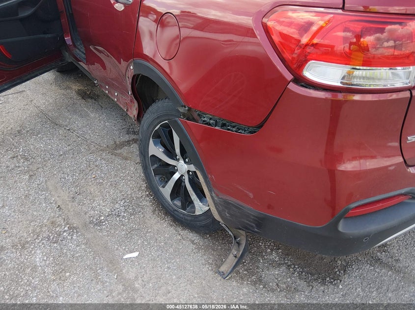 2017 Kia Sorento VIN 5XYPH4A55HG230471 IAAI salvage auction — LEFT REAR, Salvage (Louisiana), sold $1,200 on 2026-07-21 (photo 6)