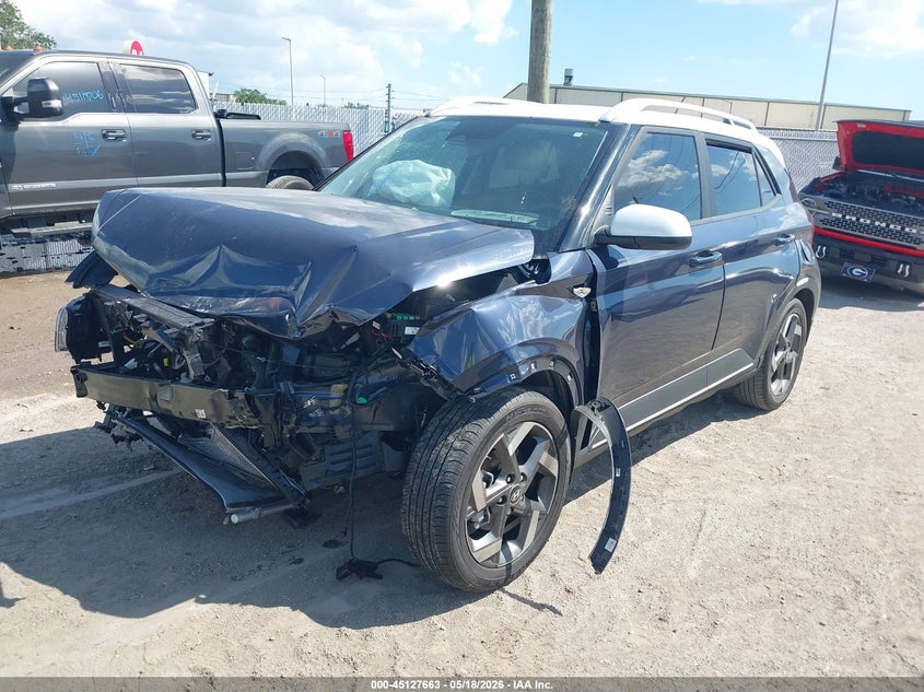 2023 Hyundai Venue VIN KMHRC8A37PU273473 IAAI salvage auction — FRONT END, Certificate Of Destruction (Florida), sold $1,900 on 2026-07-07 (photo 2)