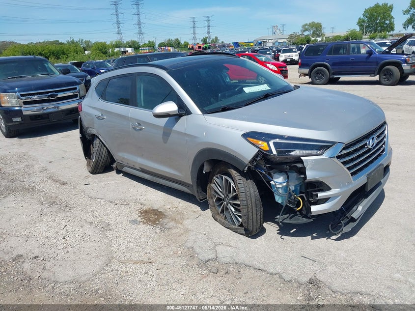 2021 Hyundai Tucson VIN KM8J3CAL5MU316512 IAAI salvage auction — NORMAL WEAR, Salvage (Illinois), sold $5,450 on 2026-07-20 (photo 1)