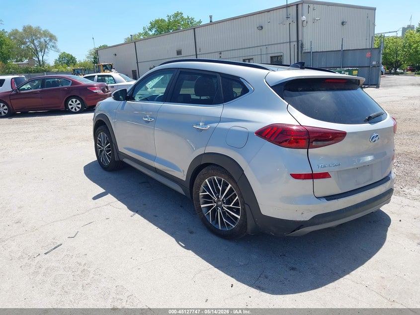 2021 Hyundai Tucson VIN KM8J3CAL5MU316512 IAAI salvage auction — NORMAL WEAR, Salvage (Illinois), sold $5,450 on 2026-07-20 (photo 3)