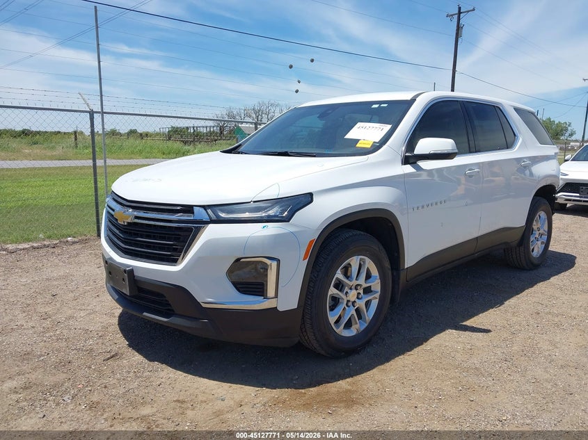 2023 Chevrolet Traverse VIN 1GNERFKW8PJ132788 IAAI salvage auction — LEFT & RIGHT, Original (Texas), sold $9,000 on 2026-07-28 (photo 2)