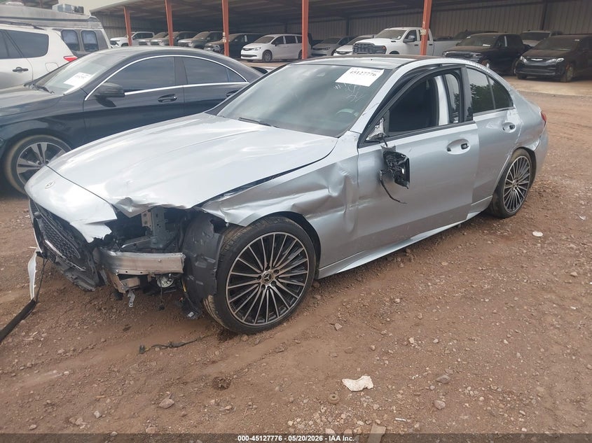 2023 Mercedes-benz C-klasse VIN W1KAF4GB2PR130486 IAAI salvage auction — FRONT END, Salvage (Alabama), sold $13,700 on 2026-07-22 (photo 2)
