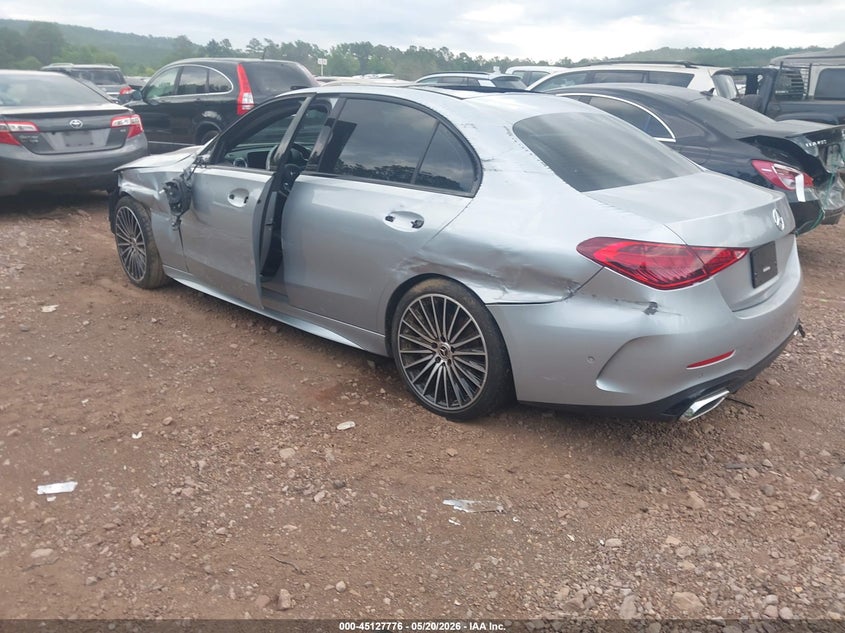 2023 Mercedes-benz C-klasse VIN W1KAF4GB2PR130486 IAAI salvage auction — FRONT END, Salvage (Alabama), sold $13,700 on 2026-07-22 (photo 3)