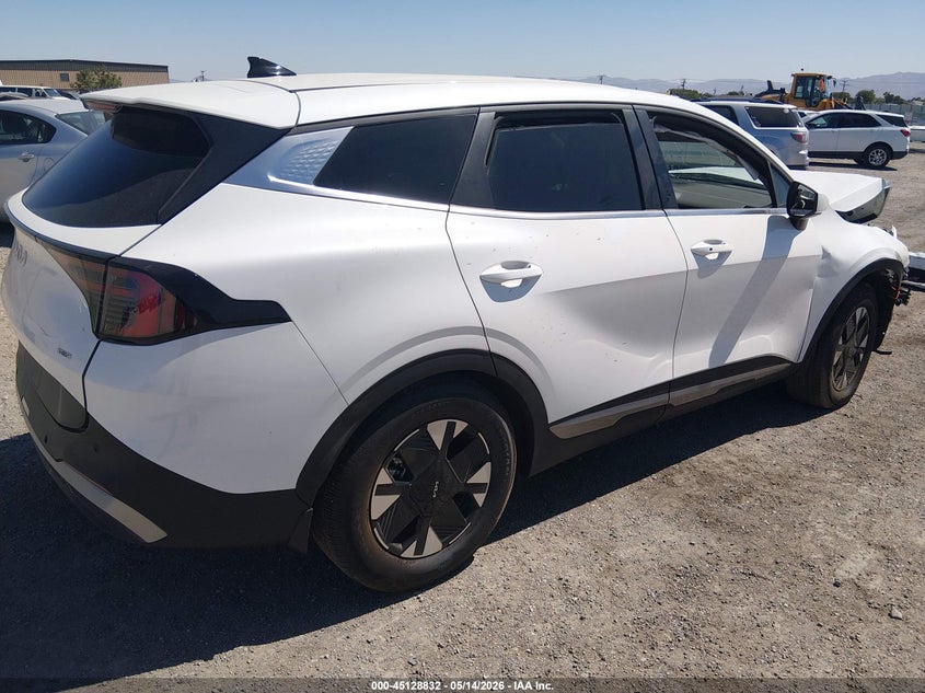 2026 Kia Sportage VIN KNDPU3DG2T7343478 IAAI salvage auction — FRONT END, Salvage (California), sold $6,150 on 2026-07-29 (photo 4)