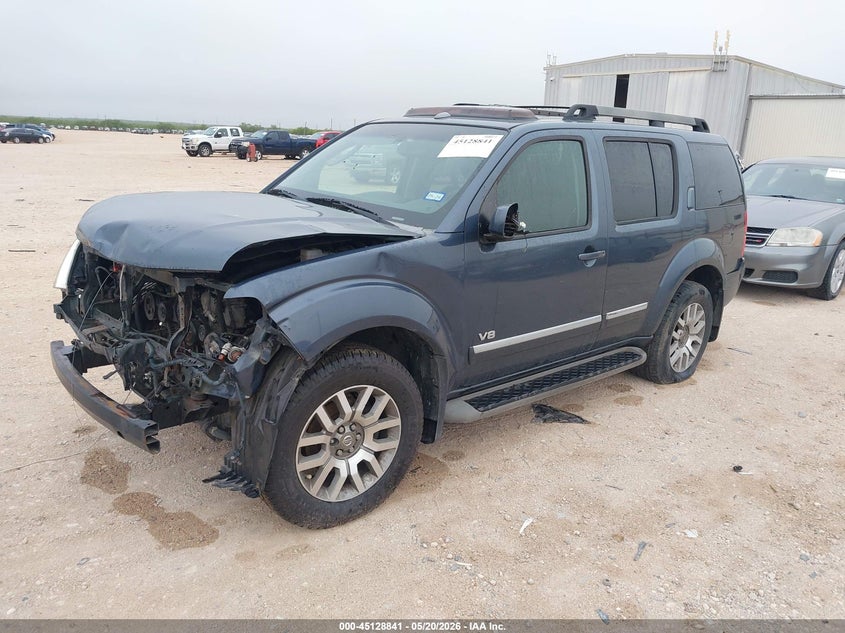 2008 Nissan Pathfinder VIN 5N1BR18B68C620626 IAAI salvage auction — FRONT END, Original (Texas), sold $525 on 2026-07-24 (photo 2)
