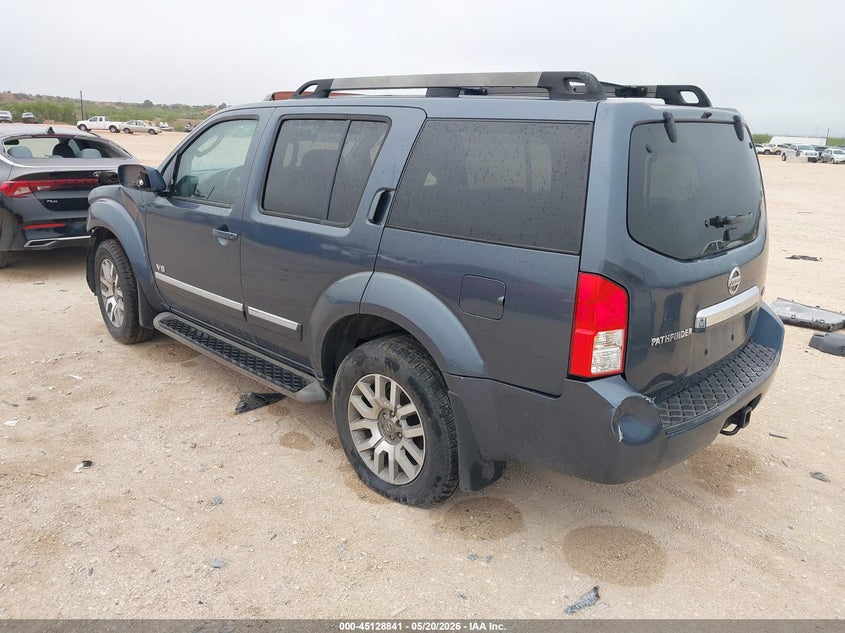 2008 Nissan Pathfinder VIN 5N1BR18B68C620626 IAAI salvage auction — FRONT END, Original (Texas), sold $525 on 2026-07-24 (photo 3)