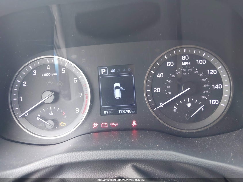 2017 Hyundai Tucson VIN KM8J33A42HU498037 IAAI salvage auction — NORMAL WEAR, Clear (Montana), sold $1,825 on 2026-07-20 (photo 7)