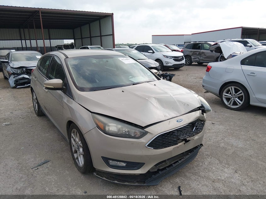 2015 Ford Focus VIN 1FADP3K28FL283127 IAAI salvage auction — FRONT END, Salvage (Texas), sold $700 on 2026-07-21 (photo 1)