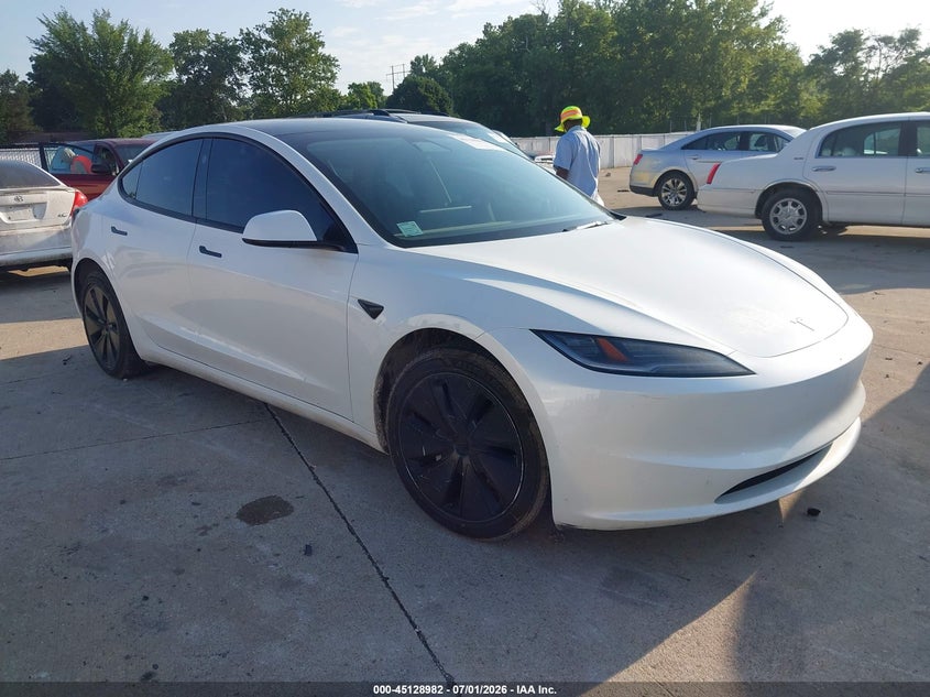 2024 Tesla Model 3 VIN 5YJ3E1EB7RF746281 IAAI salvage auction — REAR END, Clear (Missouri), sold $24,100 on 2026-07-21 (photo 1)