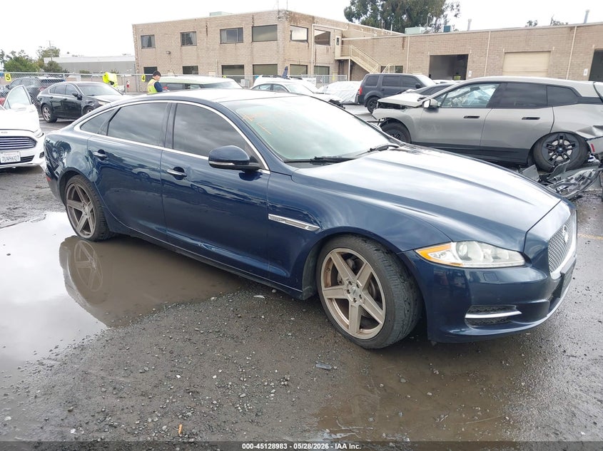 2013 Jaguar Xj VIN SAJWA2GB3DLV51507 IAAI salvage auction — WATER/FLOOD, Salvage (California), sold $250 on 2026-07-29 (photo 1)