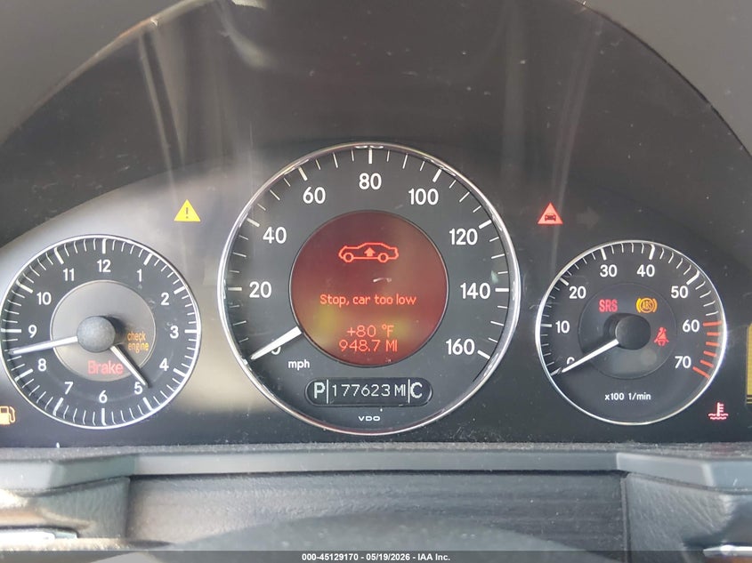 2005 Mercedes-benz E-class VIN WDBUF83J75X178150 IAAI salvage auction — FRONT END, Salvage (Utah), sold $25 on 2026-07-17 (photo 7)