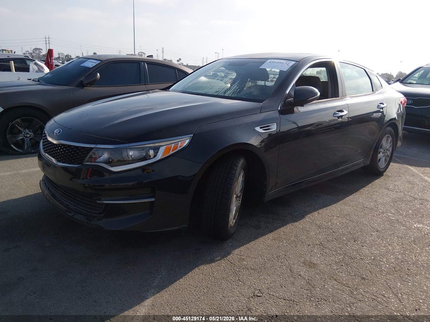 2016 Kia Optima VIN 5XXGT4L34GG114658 IAAI salvage auction — THEFT, Salvage (California), sold $1,850 on 2026-07-23 (photo 2)