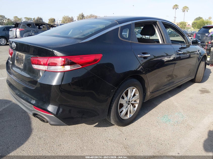 2016 Kia Optima VIN 5XXGT4L34GG114658 IAAI salvage auction — THEFT, Salvage (California), sold $1,850 on 2026-07-23 (photo 4)