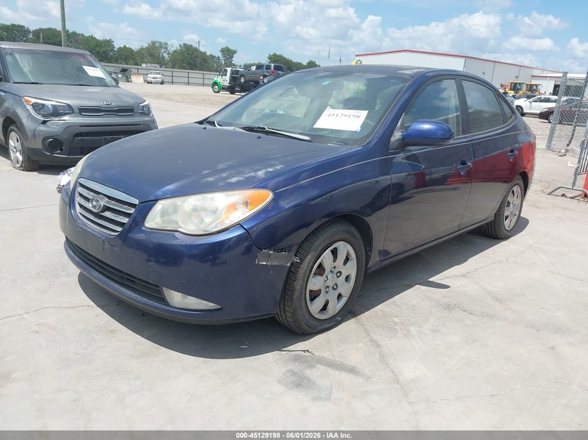 2007 Hyundai Elantra VIN KMHDU46D97U155829 IAAI salvage auction — NORMAL WEAR, Salvage (Texas), sold $250 on 2026-07-28 (photo 2)