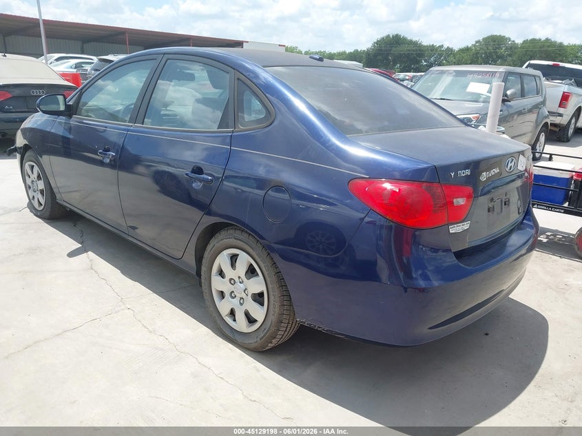 2007 Hyundai Elantra VIN KMHDU46D97U155829 IAAI salvage auction — NORMAL WEAR, Salvage (Texas), sold $250 on 2026-07-28 (photo 3)
