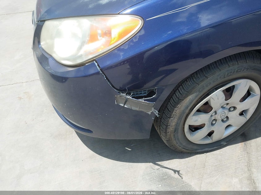 2007 Hyundai Elantra VIN KMHDU46D97U155829 IAAI salvage auction — NORMAL WEAR, Salvage (Texas), sold $250 on 2026-07-28 (photo 6)