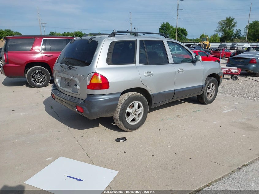 2003 Hyundai Santa fe VIN KM8SC13D13U494902 IAAI salvage auction — FRONT END, Clear (Missouri), sold $25 on 2026-07-27 (photo 4)