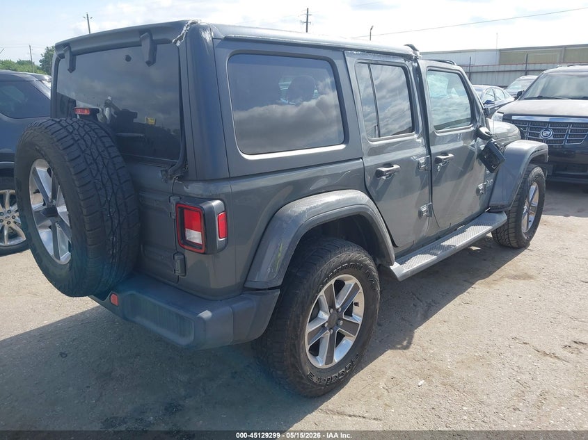 2019 Jeep Wrangler / VIN 1C4HJXEG9KW524827 IAAI salvage auction — LEFT & RIGHT, Salvage (Texas), sold $5,975 on 2026-07-29 (photo 4)