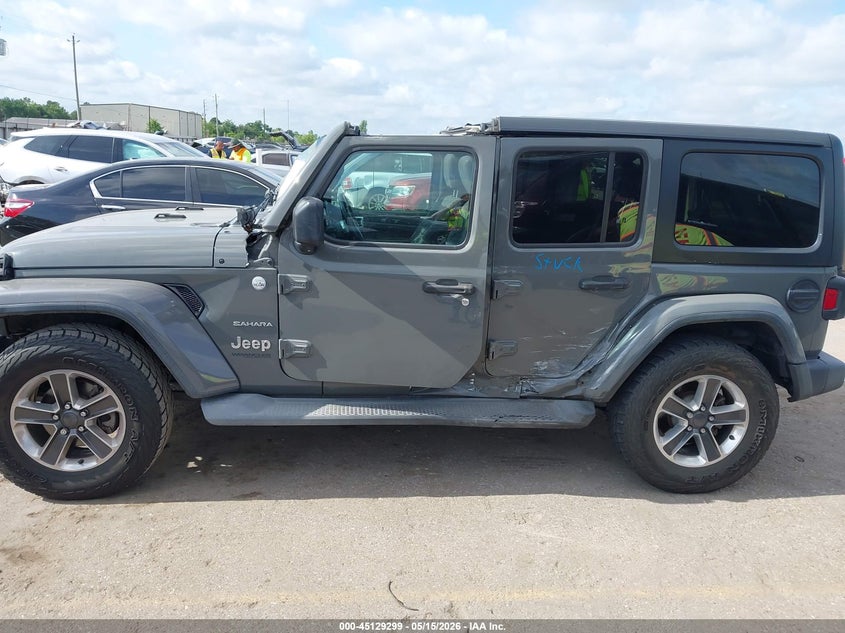 2019 Jeep Wrangler / VIN 1C4HJXEG9KW524827 IAAI salvage auction — LEFT & RIGHT, Salvage (Texas), sold $5,975 on 2026-07-29 (photo 6)