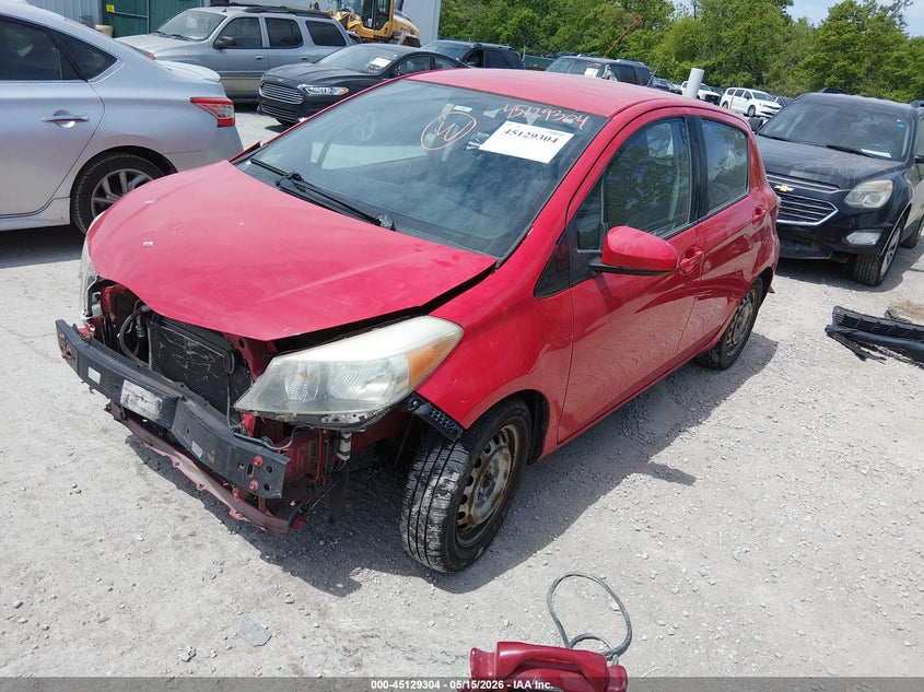 2014 Toyota Yaris VIN VNKKTUD32EA006256 IAAI salvage auction — NORMAL WEAR, Original (Kentucky), sold $1,000 on 2026-07-13 (photo 2)