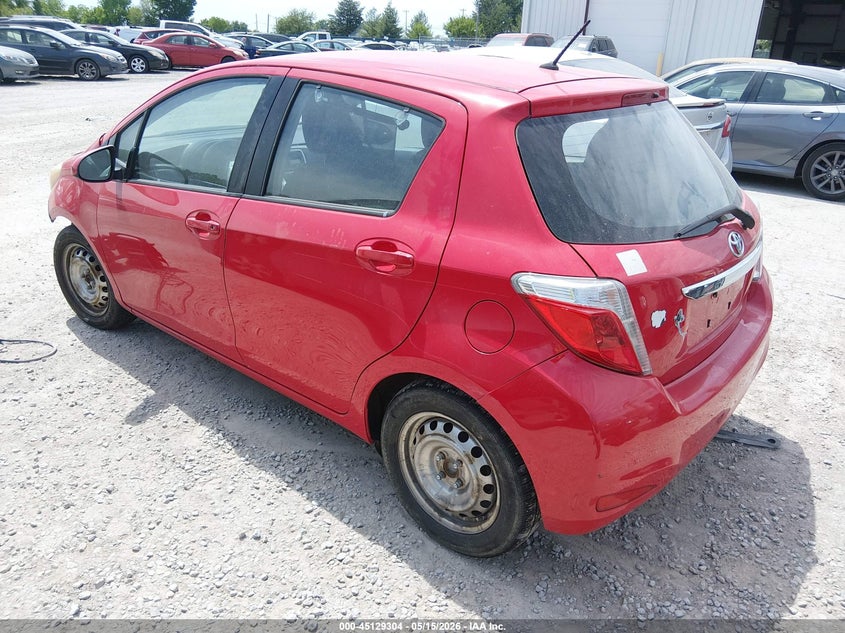 2014 Toyota Yaris VIN VNKKTUD32EA006256 IAAI salvage auction — NORMAL WEAR, Original (Kentucky), sold $1,000 on 2026-07-13 (photo 3)