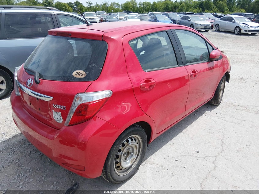 2014 Toyota Yaris VIN VNKKTUD32EA006256 IAAI salvage auction — NORMAL WEAR, Original (Kentucky), sold $1,000 on 2026-07-13 (photo 4)