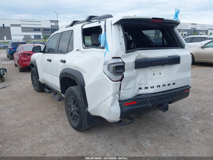 2025 Toyota 4runner VIN JTEVA5BR4S5015145 IAAI salvage auction — REAR END, Original (Texas), sold $21,700 on 2026-07-28 (photo 3)