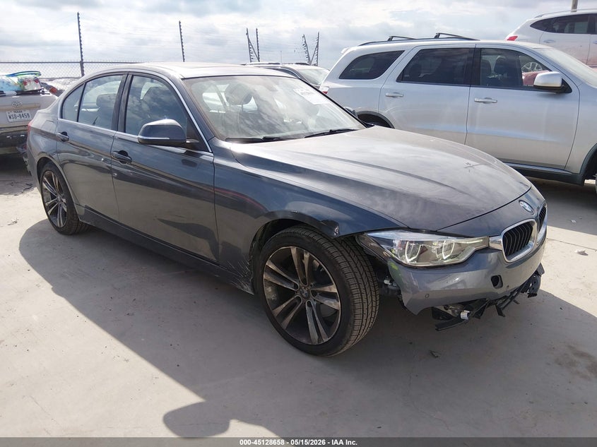 2017 BMW 3er VIN WBA8B9G35HNU54192 IAAI salvage auction — FRONT END, Original (Texas), sold $5,700 on 2026-07-16 (photo 1)