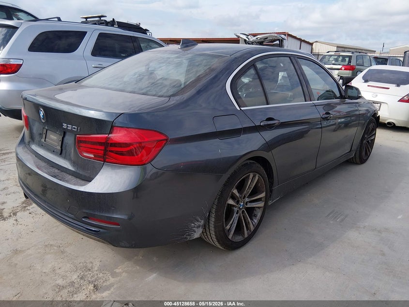 2017 BMW 3er VIN WBA8B9G35HNU54192 IAAI salvage auction — FRONT END, Original (Texas), sold $5,700 on 2026-07-16 (photo 4)