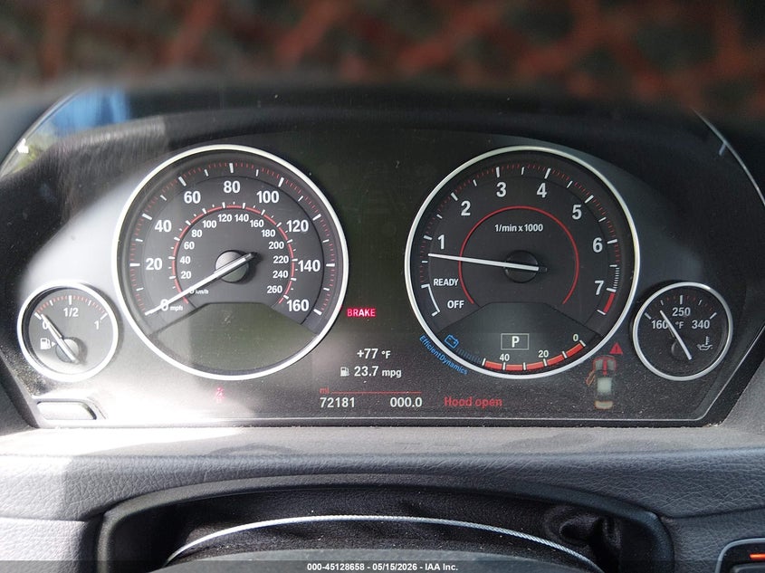 2017 BMW 3er VIN WBA8B9G35HNU54192 IAAI salvage auction — FRONT END, Original (Texas), sold $5,700 on 2026-07-16 (photo 7)