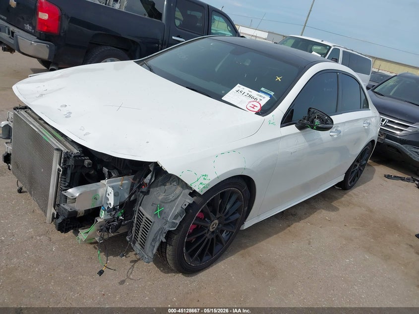 2022 Mercedes-benz A-klasse VIN W1K3G4EB7NJ364028 IAAI salvage auction — FRONT END, Original (Texas), sold $9,100 on 2026-07-22 (photo 2)