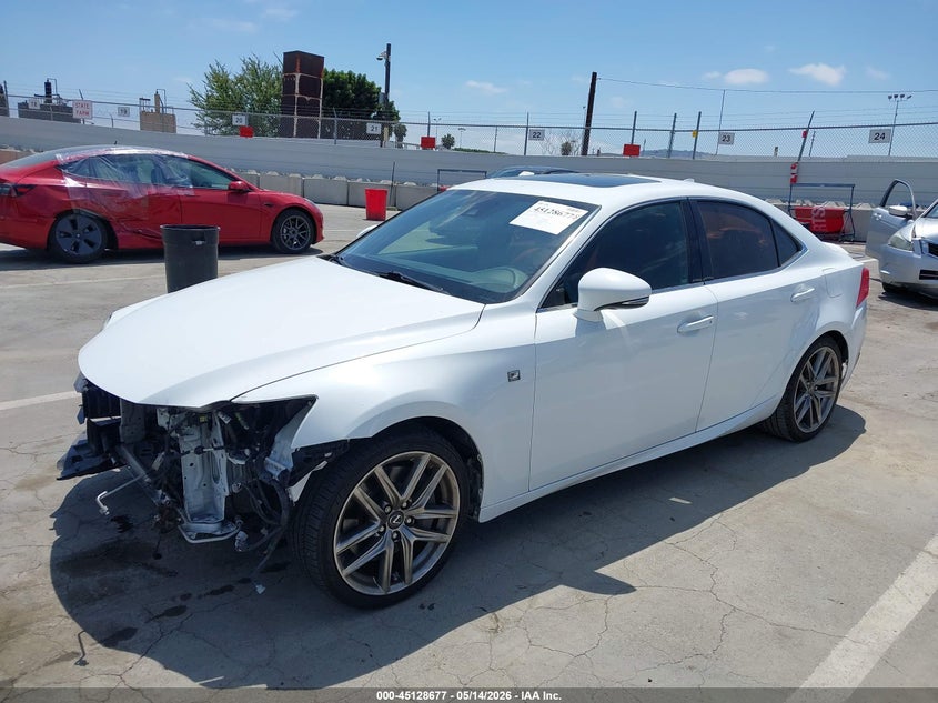 2017 Lexus Is VIN JTHBA1D26H5044508 IAAI salvage auction — FRONT END, Salvage (California), sold $5,900 on 2026-07-22 (photo 2)