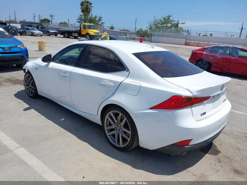 2017 Lexus Is VIN JTHBA1D26H5044508 IAAI salvage auction — FRONT END, Salvage (California), sold $5,900 on 2026-07-22 (photo 3)