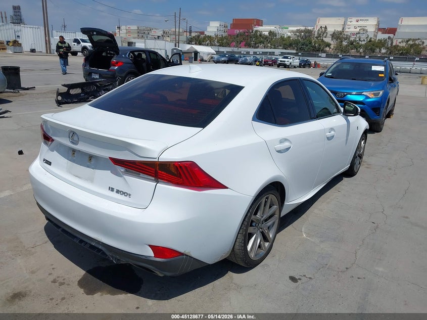 2017 Lexus Is VIN JTHBA1D26H5044508 IAAI salvage auction — FRONT END, Salvage (California), sold $5,900 on 2026-07-22 (photo 4)