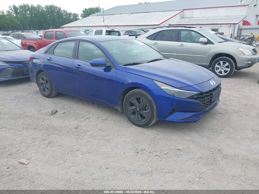 2023 Hyundai Elantra VIN KMHLM4AGXPU449169 IAAI salvage auction — HAIL, Salvage (Iowa), sold $6,850 on 2026-07-06 (photo 1)