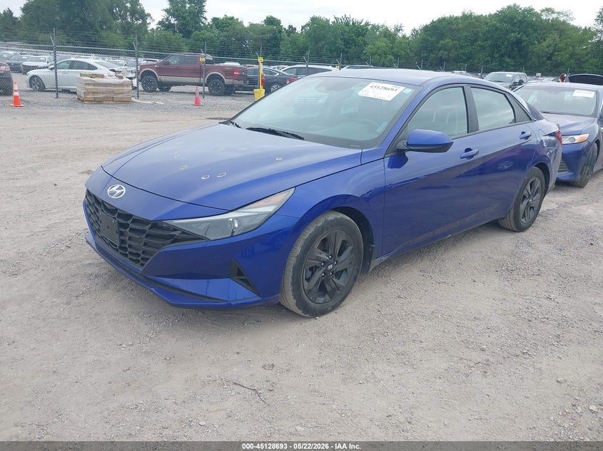 2023 Hyundai Elantra VIN KMHLM4AGXPU449169 IAAI salvage auction — HAIL, Salvage (Iowa), sold $6,850 on 2026-07-06 (photo 2)