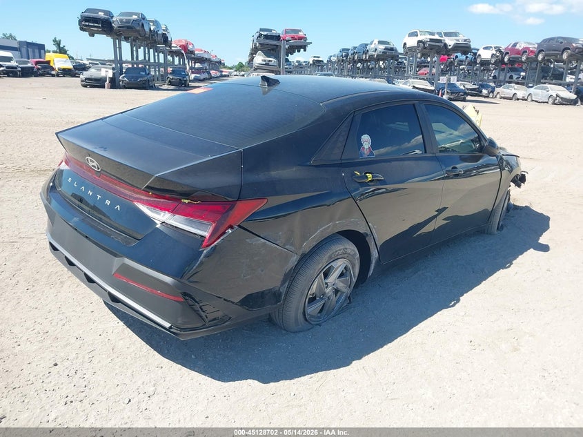 2026 Hyundai Elantra VIN KMHLL4DG6TU108148 IAAI salvage auction — FRONT END, Certificate Of Destruction (Florida), sold $5,050 on 2026-07-07 (photo 4)