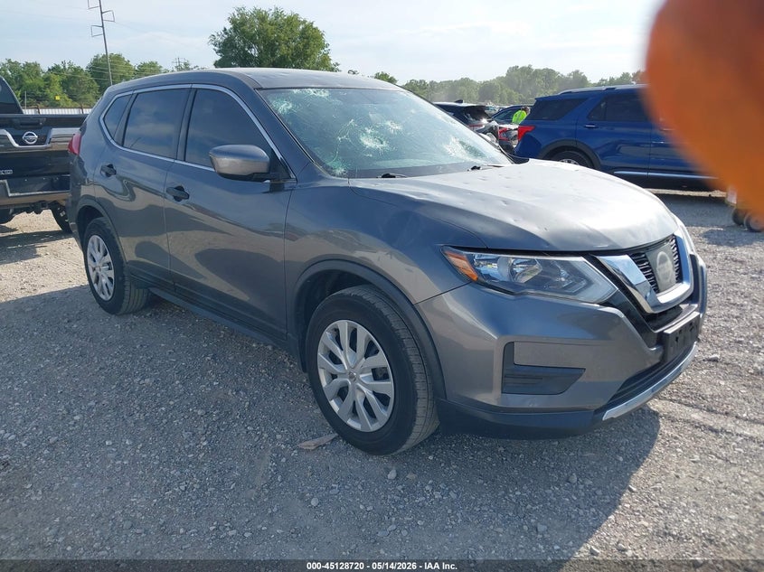 2017 Nissan Rogue VIN JN8AT2MV6HW026614 IAAI salvage auction — HAIL, Clear (Missouri), sold $1,100 on 2026-07-20 (photo 1)