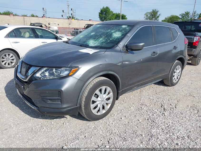 2017 Nissan Rogue VIN JN8AT2MV6HW026614 IAAI salvage auction — HAIL, Clear (Missouri), sold $1,100 on 2026-07-20 (photo 2)