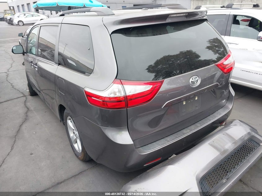 2017 Toyota Sienna VIN 5TDKZ3DC7HS819701 IAAI salvage auction — FRONT END, Salvage Title, sold $25 on 2026-07-22 (photo 3)