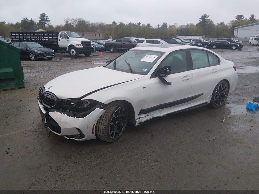 2025 BMW 3er VIN 3MW69FT01S8F50652 IAAI salvage auction — FRONT END, Salvage (New Hampshire), sold $27,500 on 2026-08-29 (photo 2)