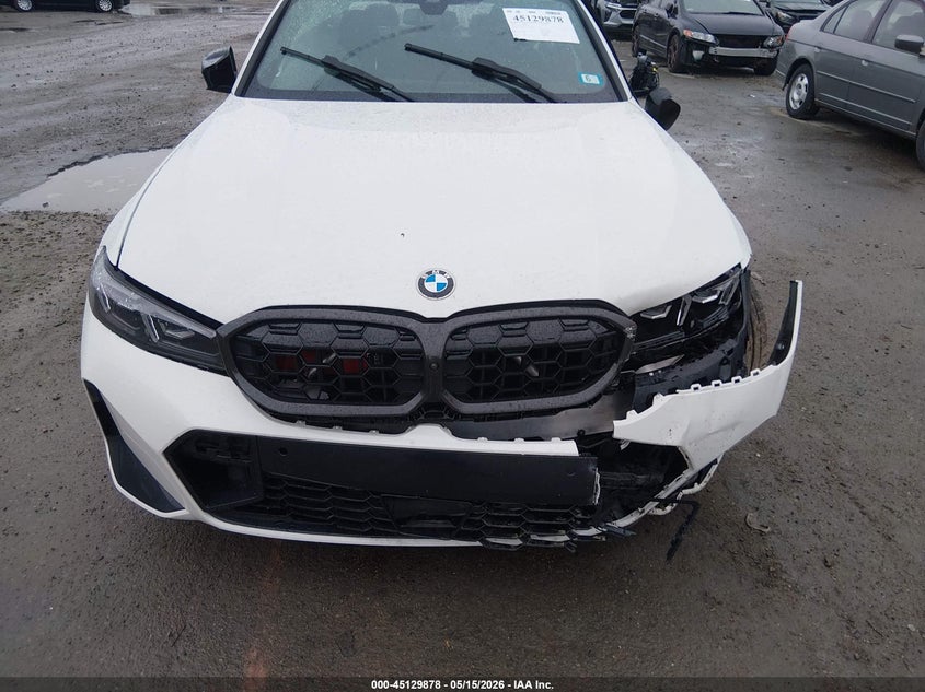 2025 BMW 3er VIN 3MW69FT01S8F50652 IAAI salvage auction — FRONT END, Salvage (New Hampshire), sold $27,500 on 2026-08-29 (photo 6)