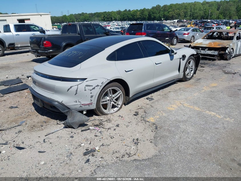 2021 Porsche Taycan VIN WP0AA2Y14MSA17438 IAAI salvage auction — FRONT END, Salvage (Georgia), sold $14,900 on 2026-07-27 (photo 4)