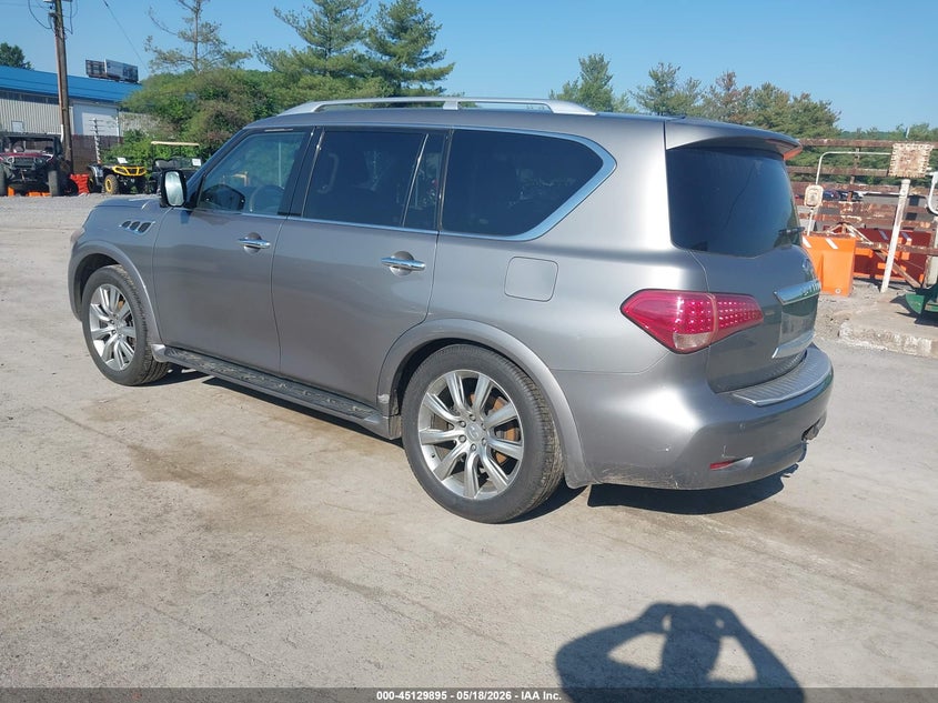 2012 Infiniti Qx56 VIN JN8AZ2NC7C9315214 IAAI salvage auction — RIGHT SIDE, Salvage (Idaho), sold $1,000 on 2026-07-22 (photo 3)