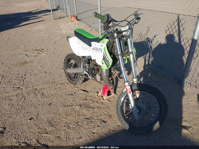 2011 Kawasaki Kx65 VIN JKBKXEAC8BA072819 IAAI salvage auction — FRONT END, Salvage (Idaho), sold $200 on 2026-07-13 (photo 1)