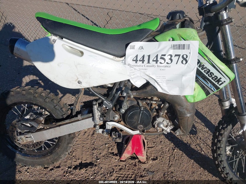 2011 Kawasaki Kx65 VIN JKBKXEAC8BA072819 IAAI salvage auction — FRONT END, Salvage (Idaho), sold $200 on 2026-07-13 (photo 8)