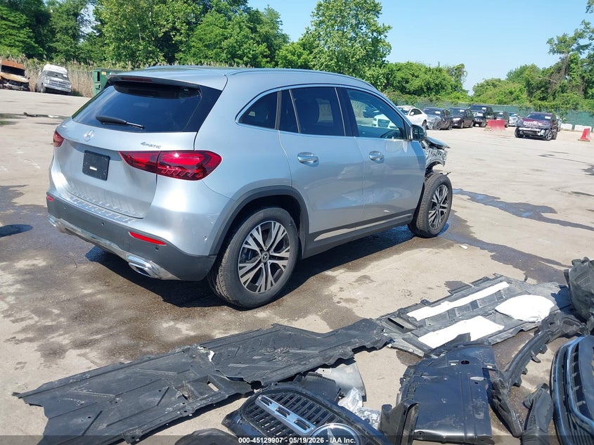 2026 Mercedes-benz Gla-klasse VIN W1N4N4HB2TJ748045 IAAI salvage auction — FRONT END, Salvage - Greater Than 75% (Maryland), sold $16,600 on 2026-07-11 (photo 4)