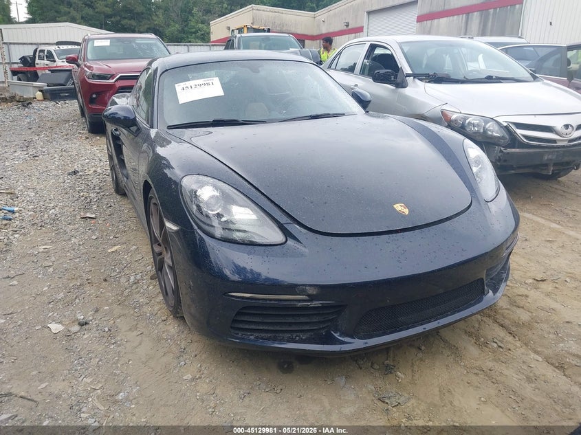 2018 Porsche 718 cayman VIN WP0AB2A84JK278274 IAAI salvage auction — REAR END, Salvage (Georgia), sold $26,075 on 2026-07-06 (photo 1)